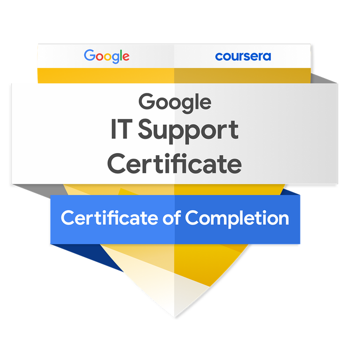 Google IT Support Professional Certificate